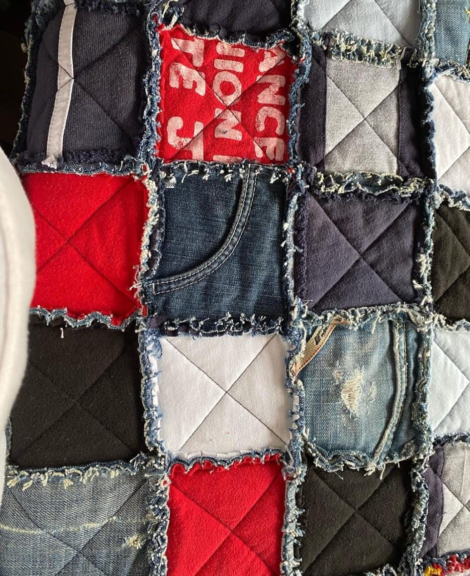 Quilt jeans